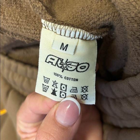 Almost Someday ALSO Sun Fade Brown Sweatpants Size: Medium NWT - Picture 6 of 6